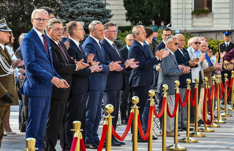 Uroczystosci 3 września na Starym Rynku w Bydgoszczy, fot. Tomasz Czachorowski