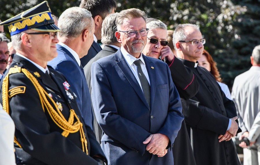 Uroczystosci 3 września na Starym Rynku w Bydgoszczy, fot. Tomasz Czachorowski