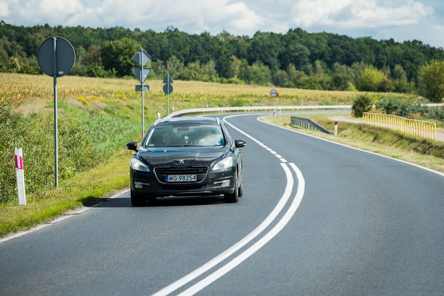 Modernizacja drogi 241, fot. Tomasz Czachorowski dla UMWKP