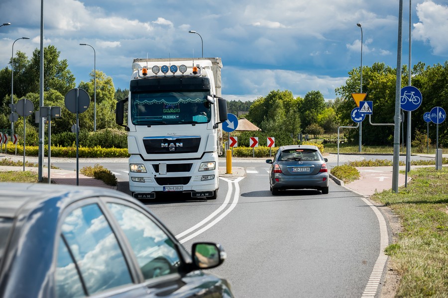 Modernizacja drogi 241, fot. Tomasz Czachorowski dla UMWKP