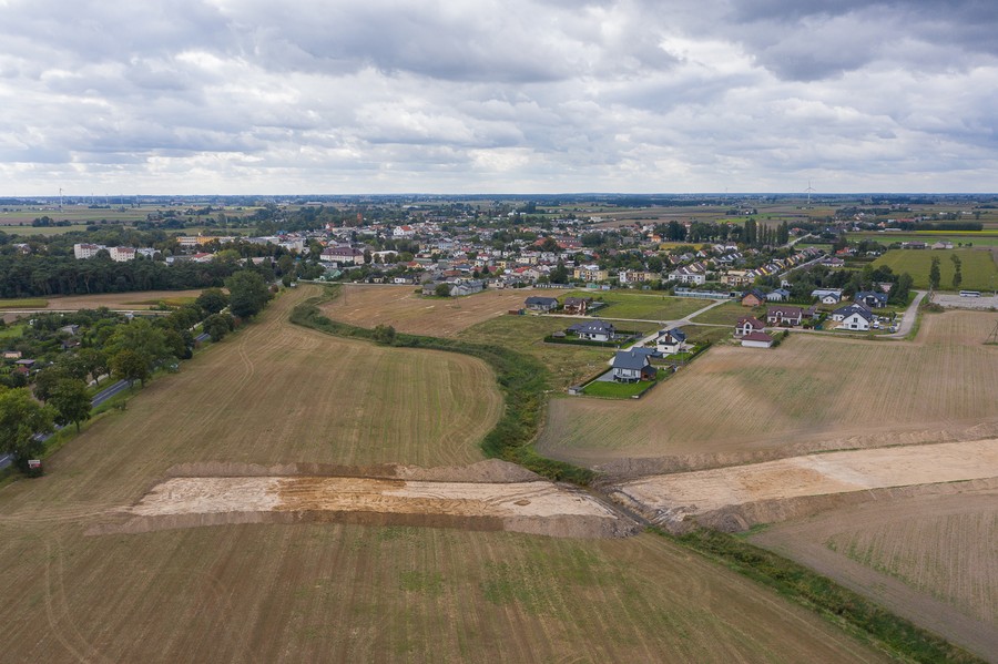 Budowa obwodnicy Lubrańca, fot. Mikołaj Kuras dla UMWKP