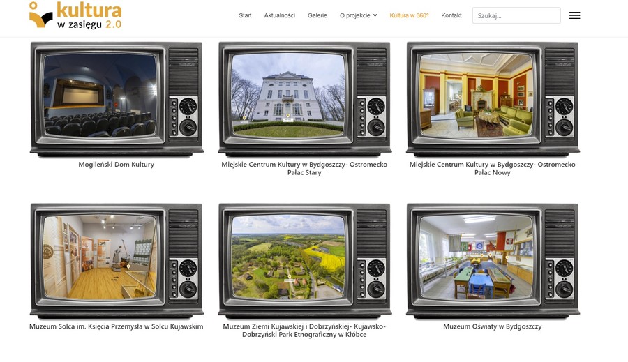 Obrazy z wirtualnych spacerów na portalu kulturawzasiegu.eu, fot.: Małgorzata Kruk-Szarszewska