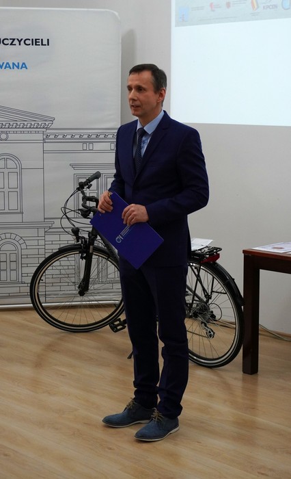 Powitanie uczestników przez Roberta Preusa, dyrektor KPCEN w Bydgoszczy