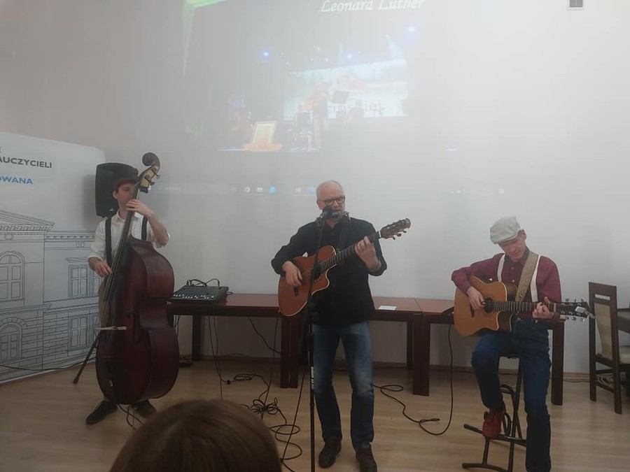 Leonard Luther z zespołem