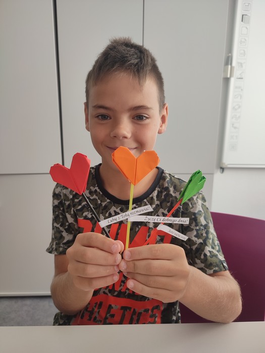 Dobre słowa dla innych dzieci z oddziału, fot. Katarzyna Lewandowska