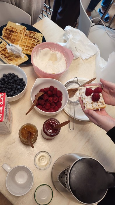 Pieczemy gofry, fot. Aleksandra Korecka-Gruszka