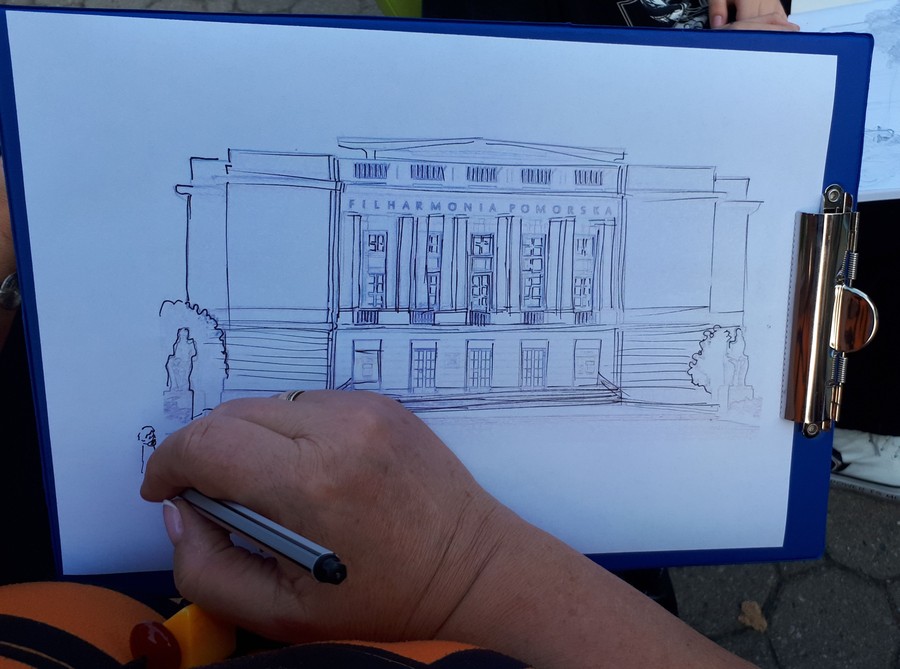 Rys. Filharmonia Pomorska w Bydgoszczy