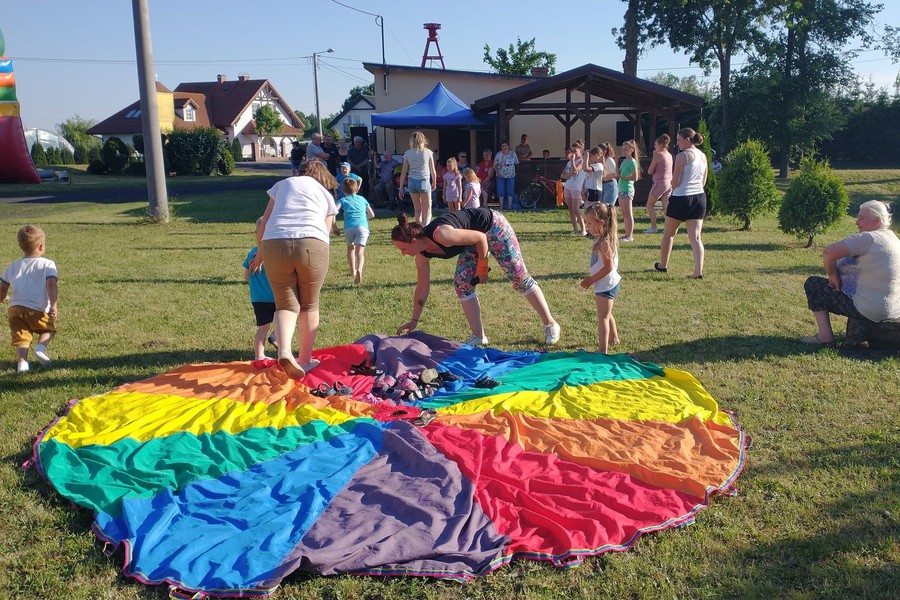 Altana przy świetlicy wiejskiej w Popielewie, fot. Magdalena Tabasz