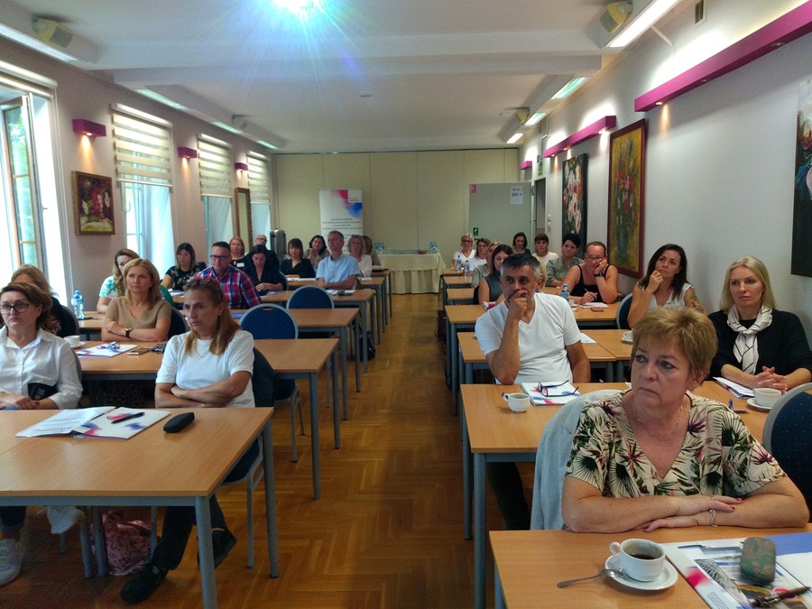 Włocławek, 19 września 2023 r. , szkolenie pt. „Przeciwdziałanie przemocy w rodzinie z problemem alkoholowym z uwzględnieniem nowelizacji ustawy o przeciwdziałaniu przemocy domowej”., fot. Biuro Wsparcia Rodziny, Przeciwdziałania Przemocy i Uzależnieniom