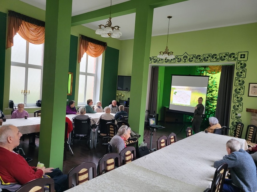 Prelekcja o KPK fot. DPS w Kamieniu Krajeńskim