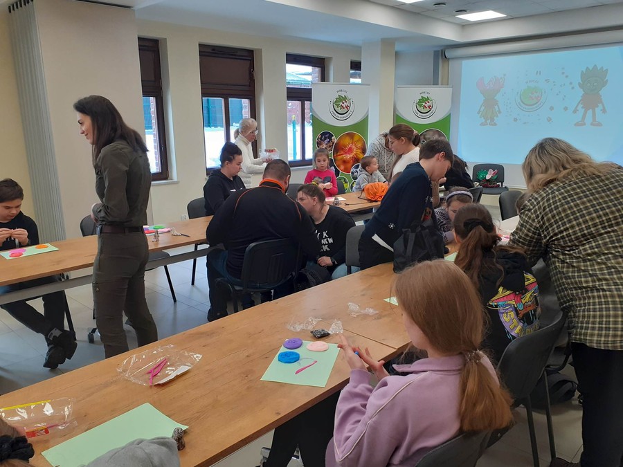 odciskanie tropów, fot. Marlena Wojciechowska