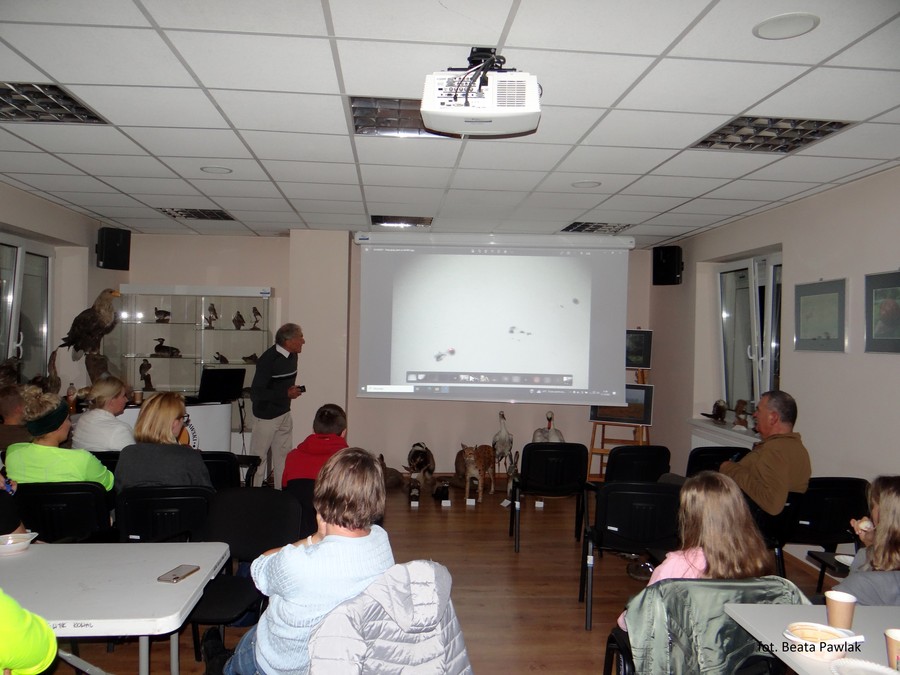 Prelekcja pana Ryszarda Drążkowskiego nt. obserwacji nieba, fot. Beata Pawlak