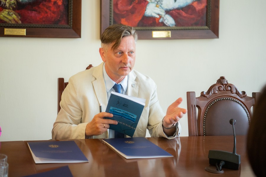 Rektor Uniwersytetu Kazimierza Wielkiego w Bydgoszczy, fot. Magdalena Sikorska-Cupa