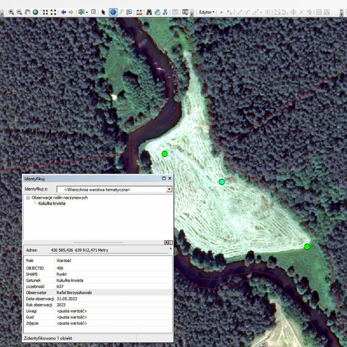 Dane wprowadzono do bazy GIS TPK. fot. Rafał Borzyszkowski