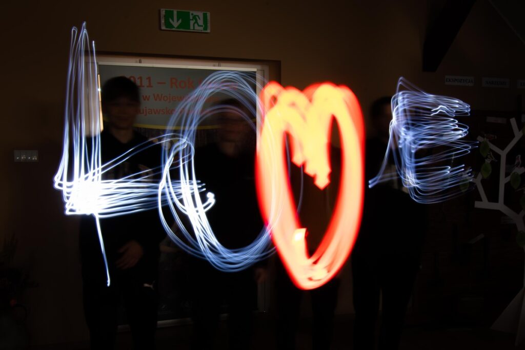 Malowanie światłem - grupa 3, fot. GLPK