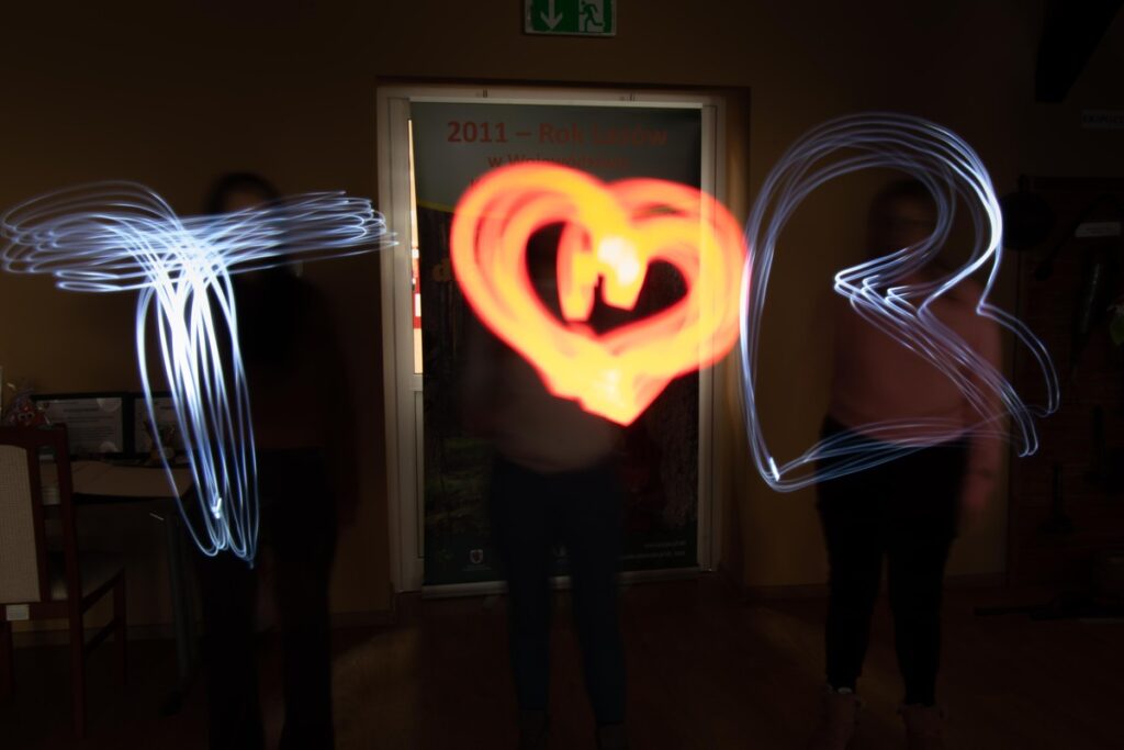 Malowanie światłem - grupa 4, fot. GLPK