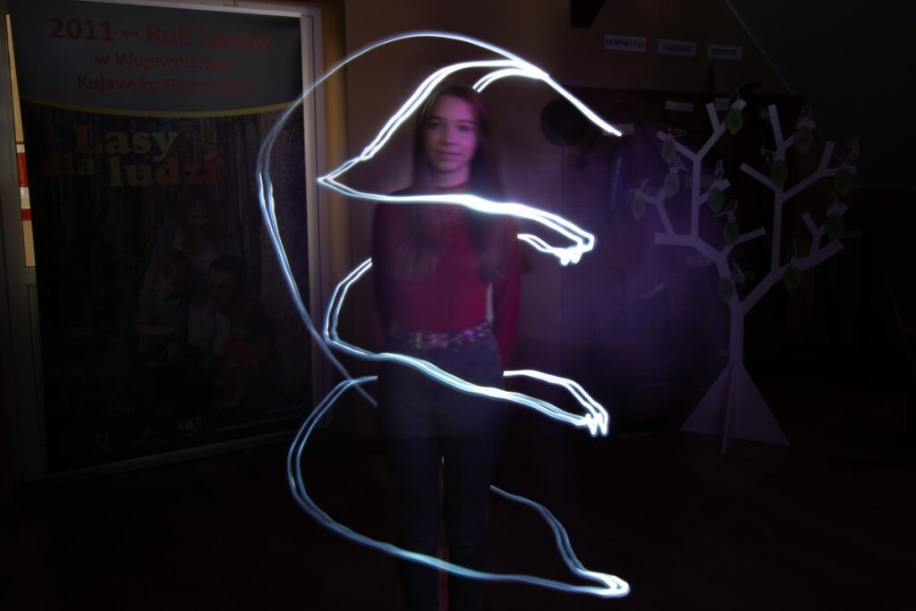 Malowanie światłem - grupa 2, fot. GLPK