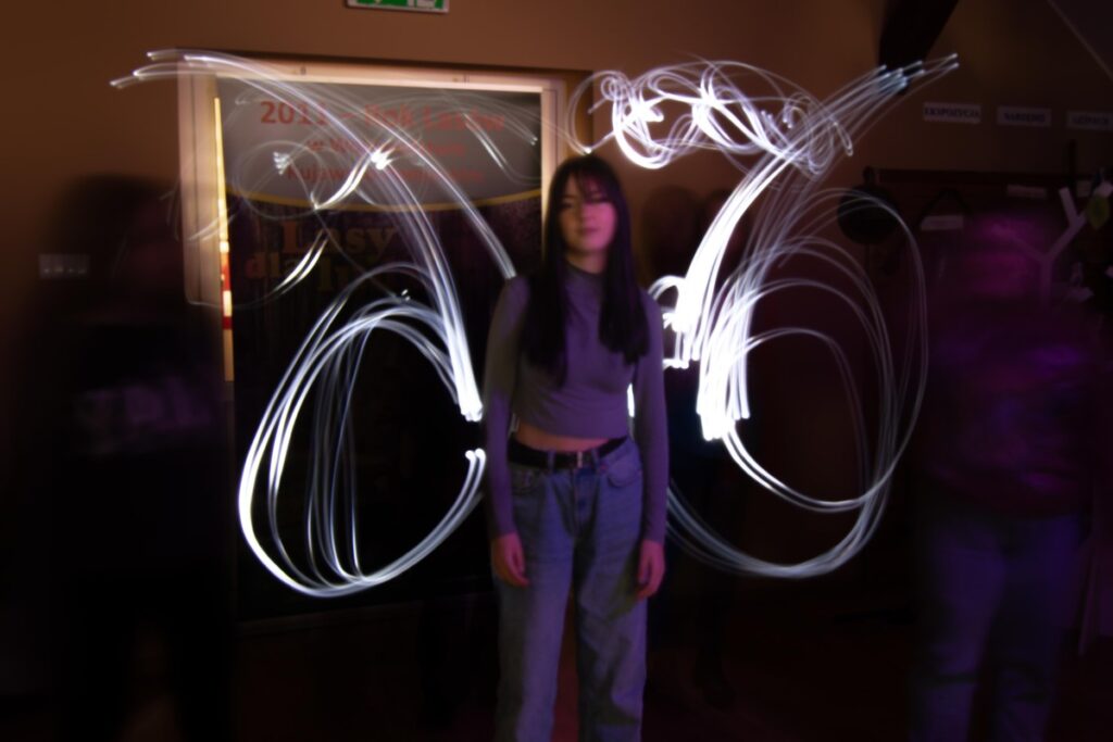 Malowanie światłem - grupa 1, fot. GLPK