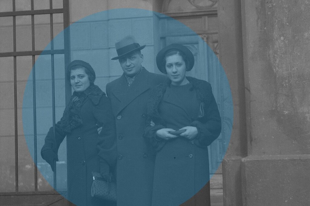 Fotografia rodziny Glicensteinów reprodukcja Muzeum Historii Włocławka