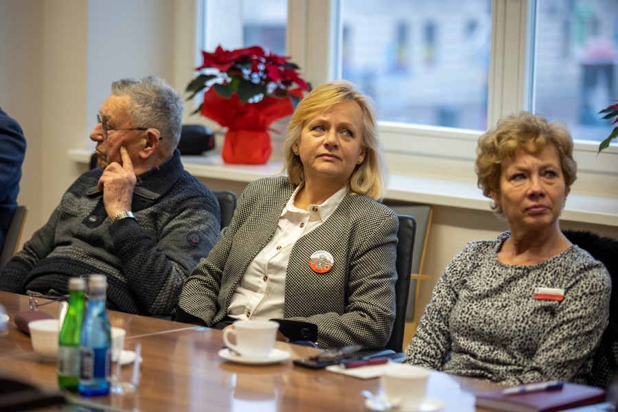 Bransoletki życia – spotkanie kierownictwa ROPS z przedstawicielami organizacji kombatanckich, fot. Mikołaj Kuras dla UMWKP