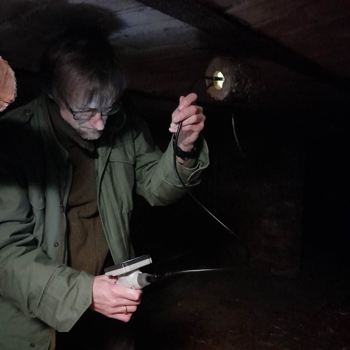 Zastosowanie kamery inspekcyjnej. Fot. Dorota Borzyszkowska