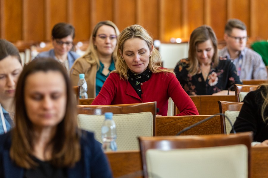 Dyktando w Urzędzie Marszałkowskim, 16 lutego 2023, fot. Szymon Zdziebło/tarantoga.pl dla UMWKP