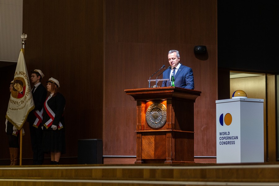 Otwarcie Światowego Kongresu Kopernikańskiego, fot. Szymon Zdziebło/tarantoga dla UMWKP