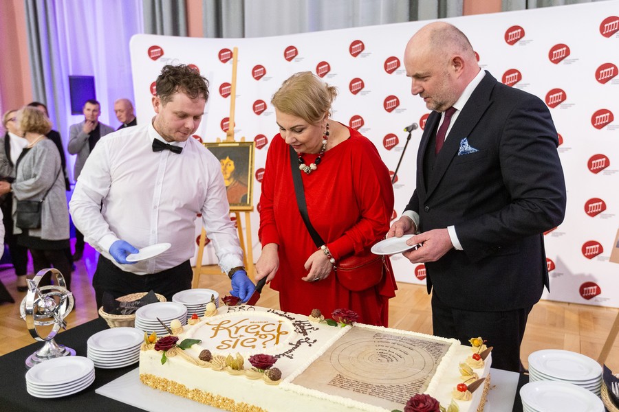 Spotkanie przed spektaklem Kręci się, fot. Szymon Zdziebło/tarantoga.pl dla UMWKP