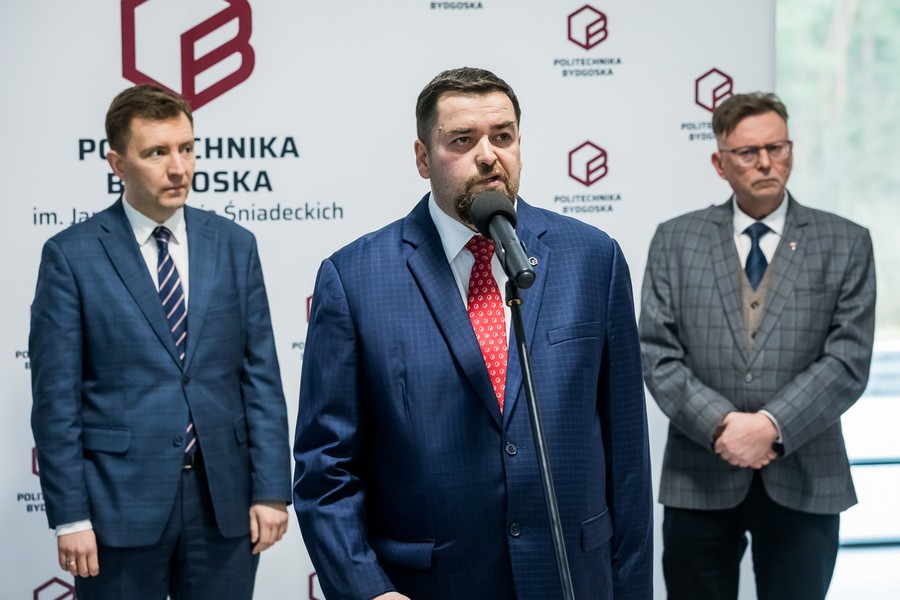 Ceremonia otwarcia nowego budynku dydaktycznego Politechniki Bydgoskiej, fot. Tomasz Czachorowski dla UMWKP