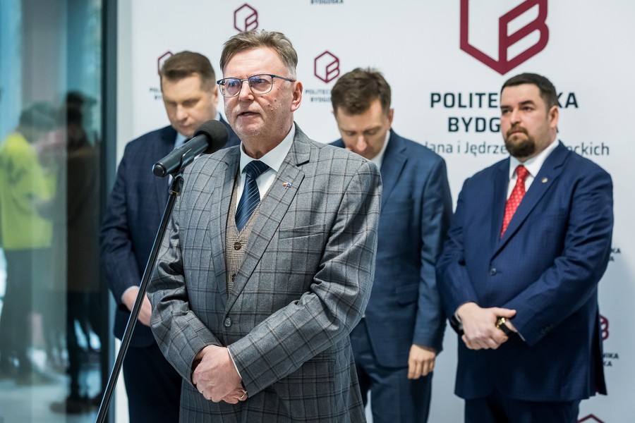 Ceremonia otwarcia nowego budynku dydaktycznego Politechniki Bydgoskiej, fot. Tomasz Czachorowski dla UMWKP