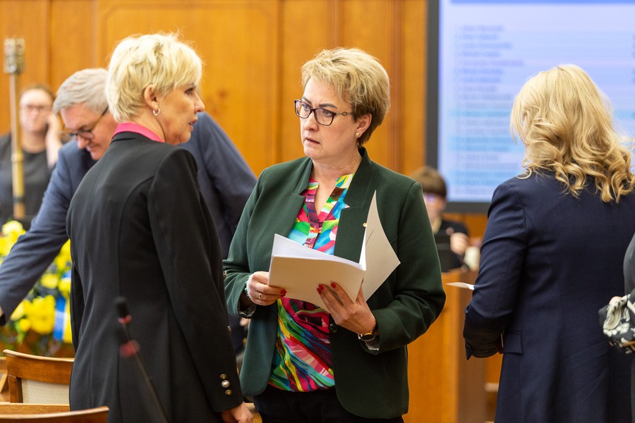 Sesja sejmiku województwa, 27 lutego 2023, fot. Szymon Zdzieblo/tarantoga.pl dla UMWKP