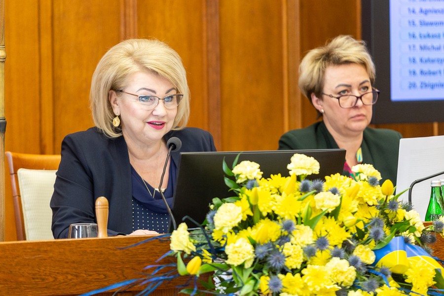 Sesja sejmiku województwa, 27 lutego 2023, fot. Szymon Zdzieblo/tarantoga.pl dla UMWKP