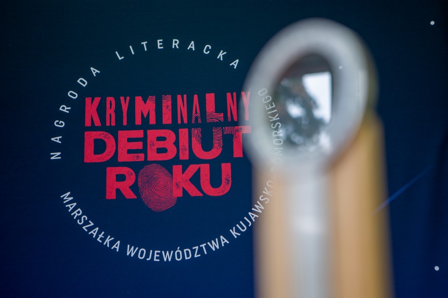 Konferencja prasowa w Książnicy Kopernikańskiej, Kryminalny Debiut Roku 2022, fot. Mikołaj Kuras dla UMWKP
