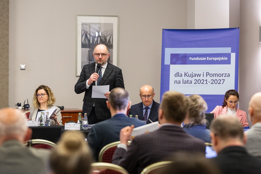 Obrady Komitetu Monitorującego FEdKP 2021-2027, fot. Szymon Zdziebło/tarantoga.pl dla UMWKP