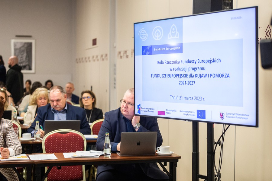 Obrady Komitetu Monitorującego FEdKP 2021-2027, fot. Szymon Zdziebło/tarantoga.pl dla UMWKP