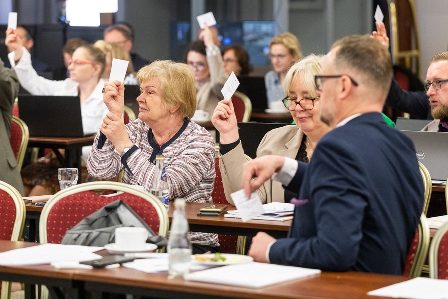 Obrady Komitetu Monitorującego FEdKP 2021-2027, fot. Szymon Zdziebło/tarantoga.pl dla UMWKP