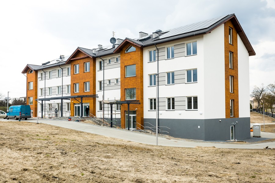 Budowa Zakładu Opiekuńczo-Leczniczego w Tucholi, fot. Tomasz Czachorowski/eventphoto.com.pl dla UMWKP