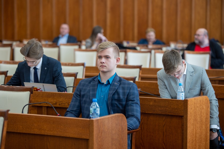 Finał Konkursu Wiedzy o Samorządzie Terytorialnym, fot. Mikołaj Kuras dla UMWKP