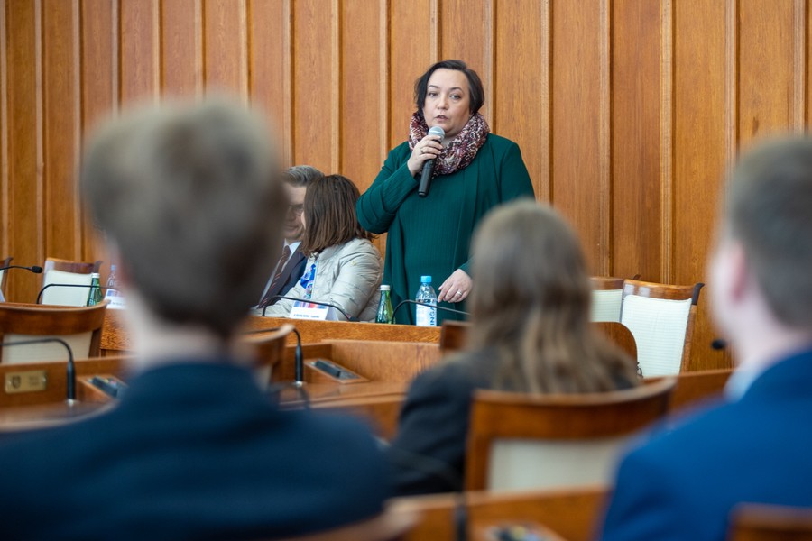 Finał Konkursu Wiedzy o Samorządzie Terytorialnym, fot. Mikołaj Kuras dla UMWKP
