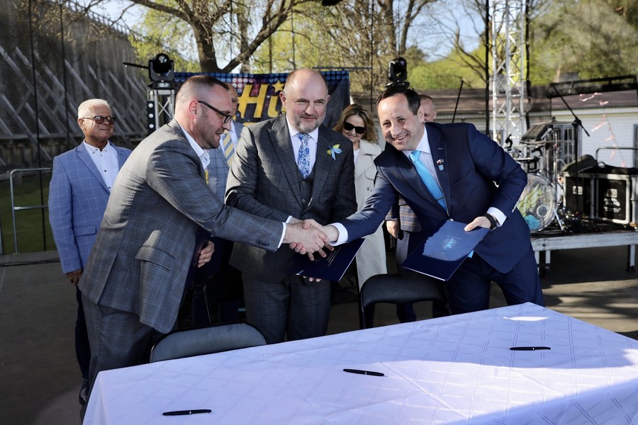 Otwarcie ciechocińskich tężni po modernizacji, fot. Andrzej Goiński/UMWKP