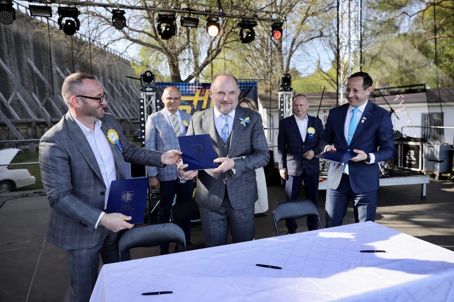 Otwarcie ciechocińskich tężni po modernizacji, fot. Andrzej Goiński/UMWKP