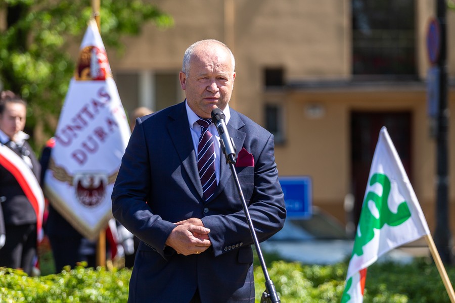 Inauguracja ogólnopolskich obchodów 42. rocznicy rejestracji NSZZ RI „Solidarność” w Toruniu, fot. Szymon Zdziebło/tarantoga.pl dla UMWKP