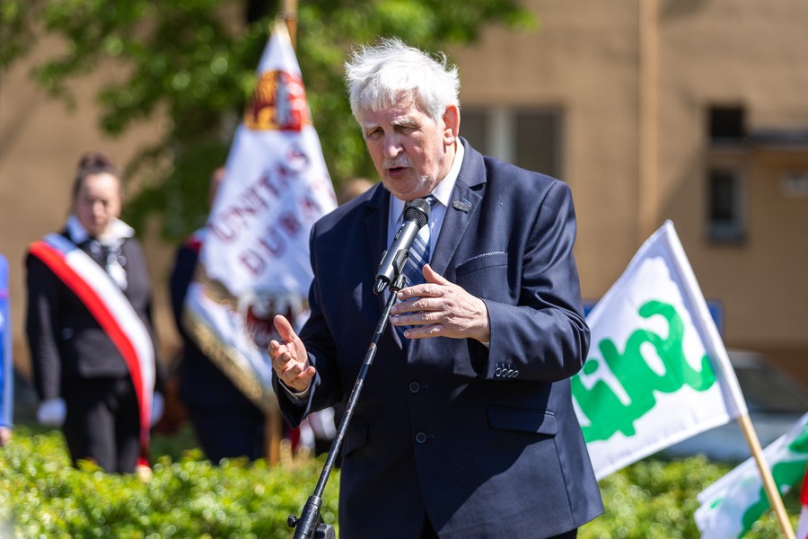 Inauguracja ogólnopolskich obchodów 42. rocznicy rejestracji NSZZ RI „Solidarność” w Toruniu, fot. Szymon Zdziebło/tarantoga.pl dla UMWKP