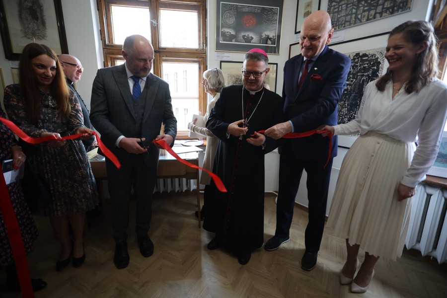 Wernisaż wystawy Krystyny Szalewskiej, fot. Mikołaj Kuras dla UMWKP