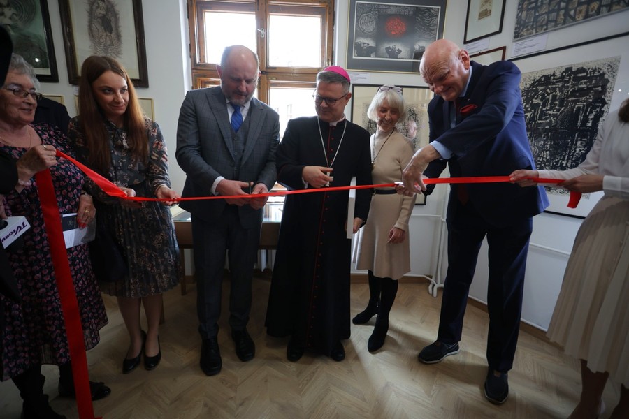 Wernisaż wystawy Krystyny Szalewskiej, fot. Mikołaj Kuras dla UMWKP