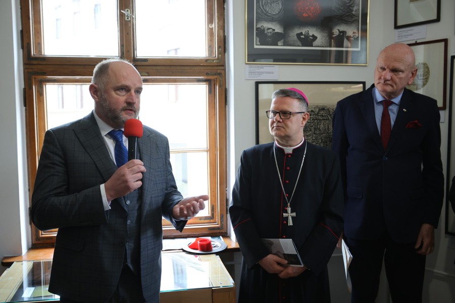 Wernisaż wystawy Krystyny Szalewskiej, fot. Mikołaj Kuras dla UMWKP