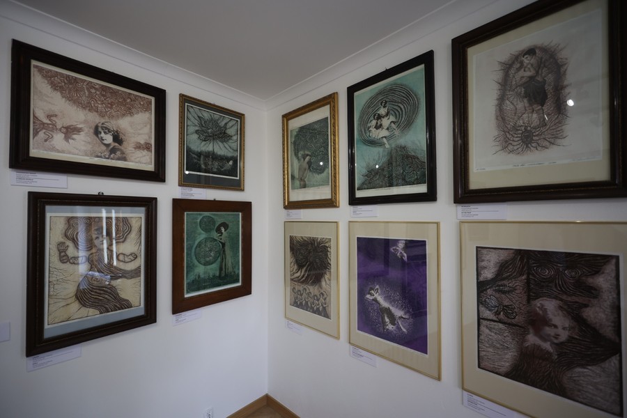 Wernisaż wystawy Krystyny Szalewskiej, fot. Mikołaj Kuras dla UMWKP