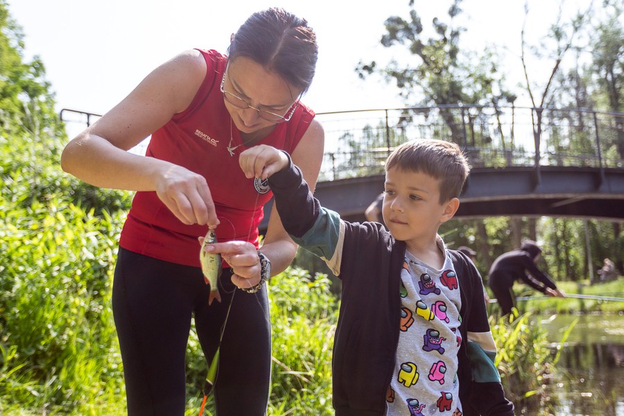XIII Dziecięce Zawody Wędkarskie, fot. fot. Szymon Zdziebło dla UMWKP