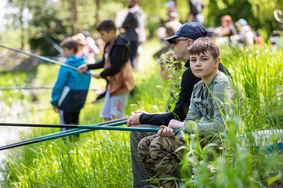 XIII Dziecięce Zawody Wędkarskie, fot. fot. Szymon Zdziebło dla UMWKP