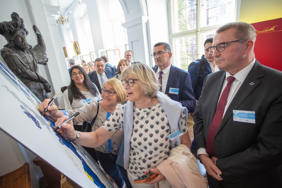 Posiedzenie wyjazdowej Komisji Zasobów Naturalnych NAT, fot. Mikołaj Kuras dla UMWKP